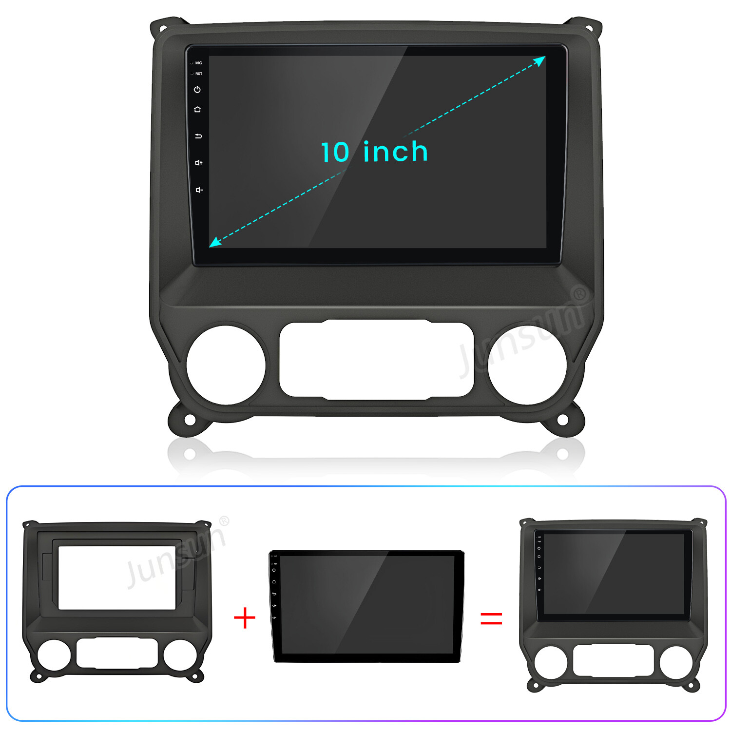 Fits 2014-2018 Chevrolet Silverado GMC Sierra Apple Carplay Android Radio GPS BT