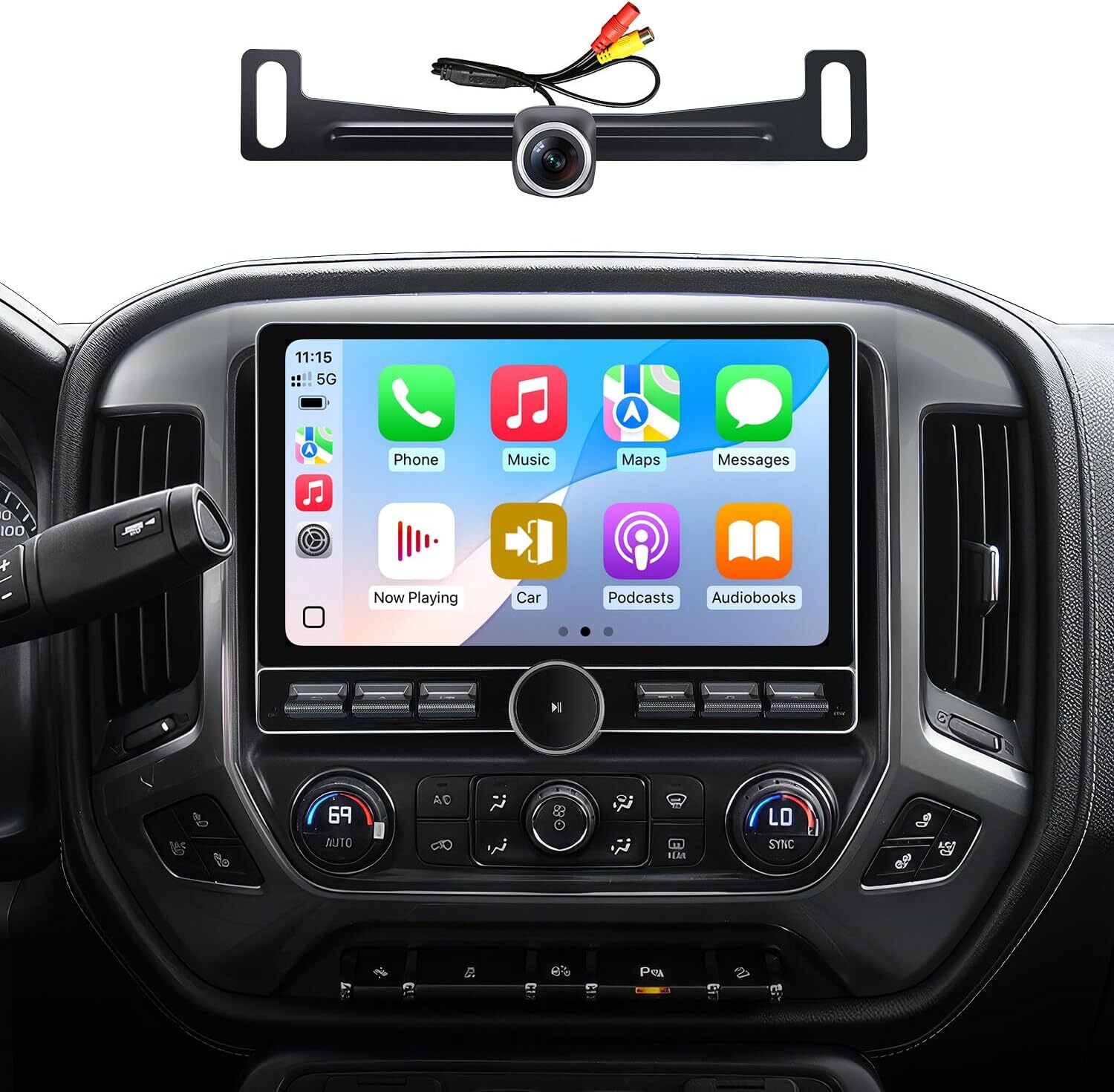 Car Stereo for Chevy Silverado/GMC Sierra 2014-2018 Android 10″ Touchscreen 2+64