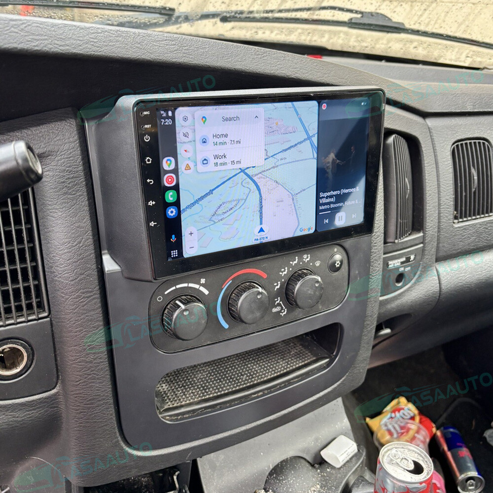 For 2002-2004 2005 Dodge Ram Radio Stereo Apple CarPlay Android Auto Navi FM GPS