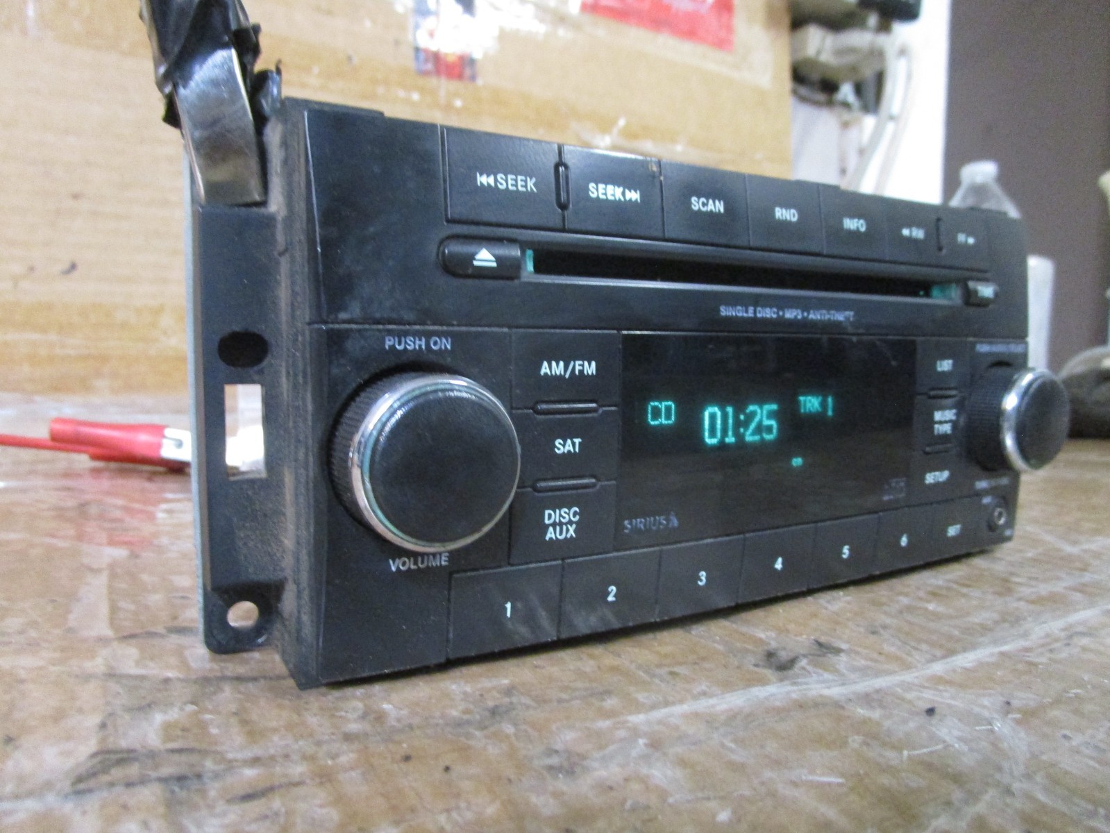 07-17 Dodge Avenger Radio Stereo CD Player Stereo Receiver AM/FM 05091164