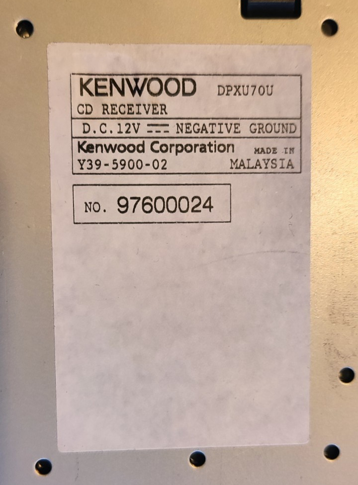 Kenwood DPX-U70 2DIN CD USB AUX MP3 AAC WMA JDM Car Stereo Tested