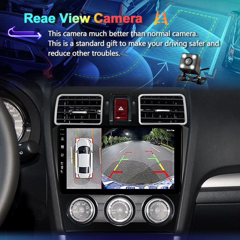 CarPlay Android 14 Auto Car Stereo GPS Navi For Subaru Forester XV WRX 2015-2018