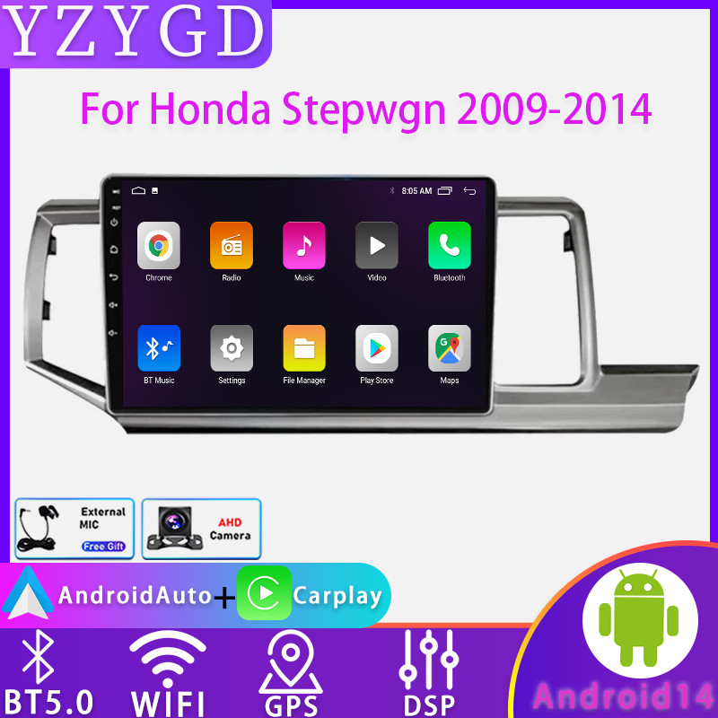 For Honda Stepwgn Multimedia Car Navi Stereo 2009-2014 Android GPS Carplay Radio
