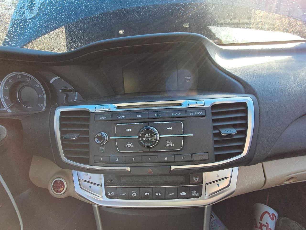 2013 Honda Accord EX Used Radio Receiver & Face Panel 638-72098 SED