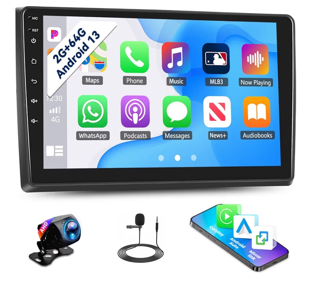 Car Radio Stereo for Audi A4 S4 RS4 2002-2008 Carplay Android Auto 2+64G 9 Inch