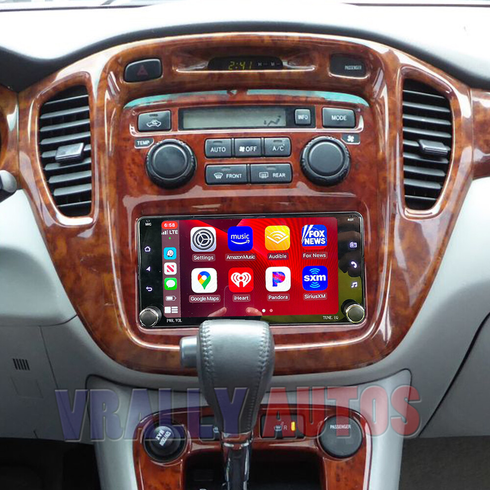 CarPlay For 2000-2007 Toyota Highlander Android 13 Car Radio Stereo 4+64GB GPS
