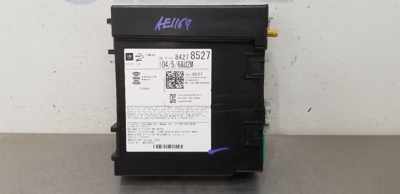 18 GMC SIERRA DENALI 1500 RADIO AUDIO RECEIVER 84278527