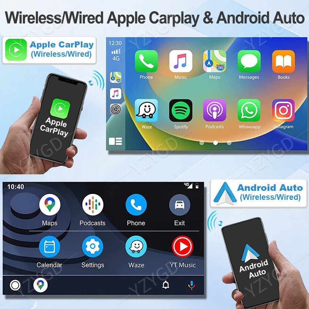 For Dodge Ram 1500 2500 3500 Car Radio Player Screen 2013-2018 Android CarPlay