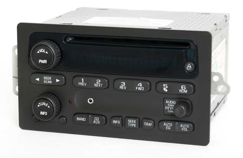 GMC Envoy XUV 2005 OEM Radio AM FM CD Player Upgraded w Aux Input – 10357894 UN0