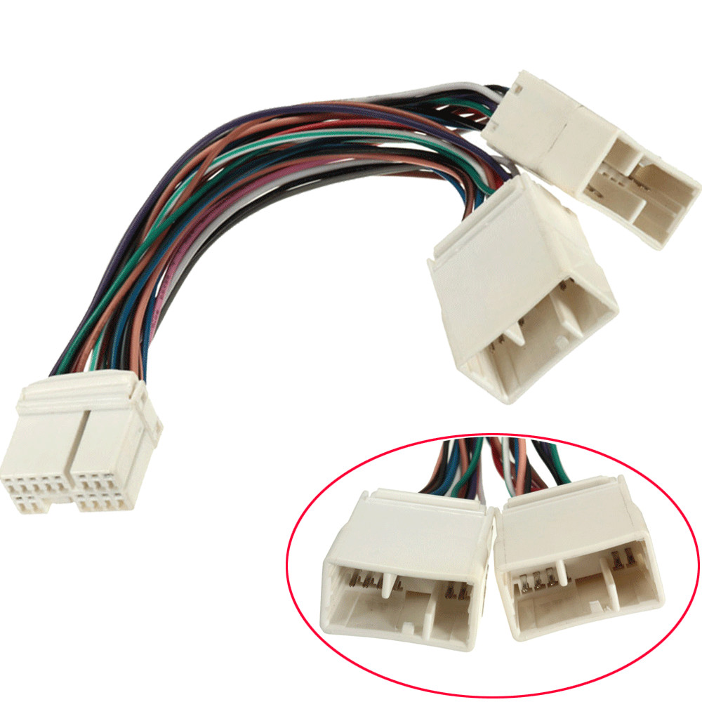 Y Cable Splitter Cord For Honda Acura Aux CD Changer Navigation XM Radio Adapter