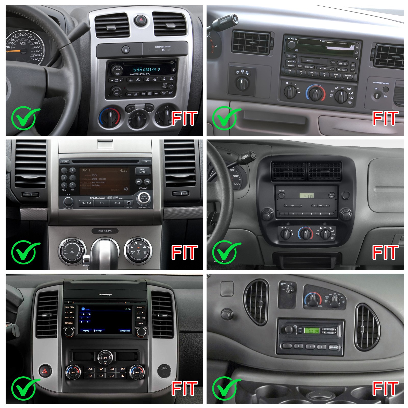 7″ For Ford F250 F-350 1999-2004 Super Duty Carplay Stereo Radio Android15 Navi