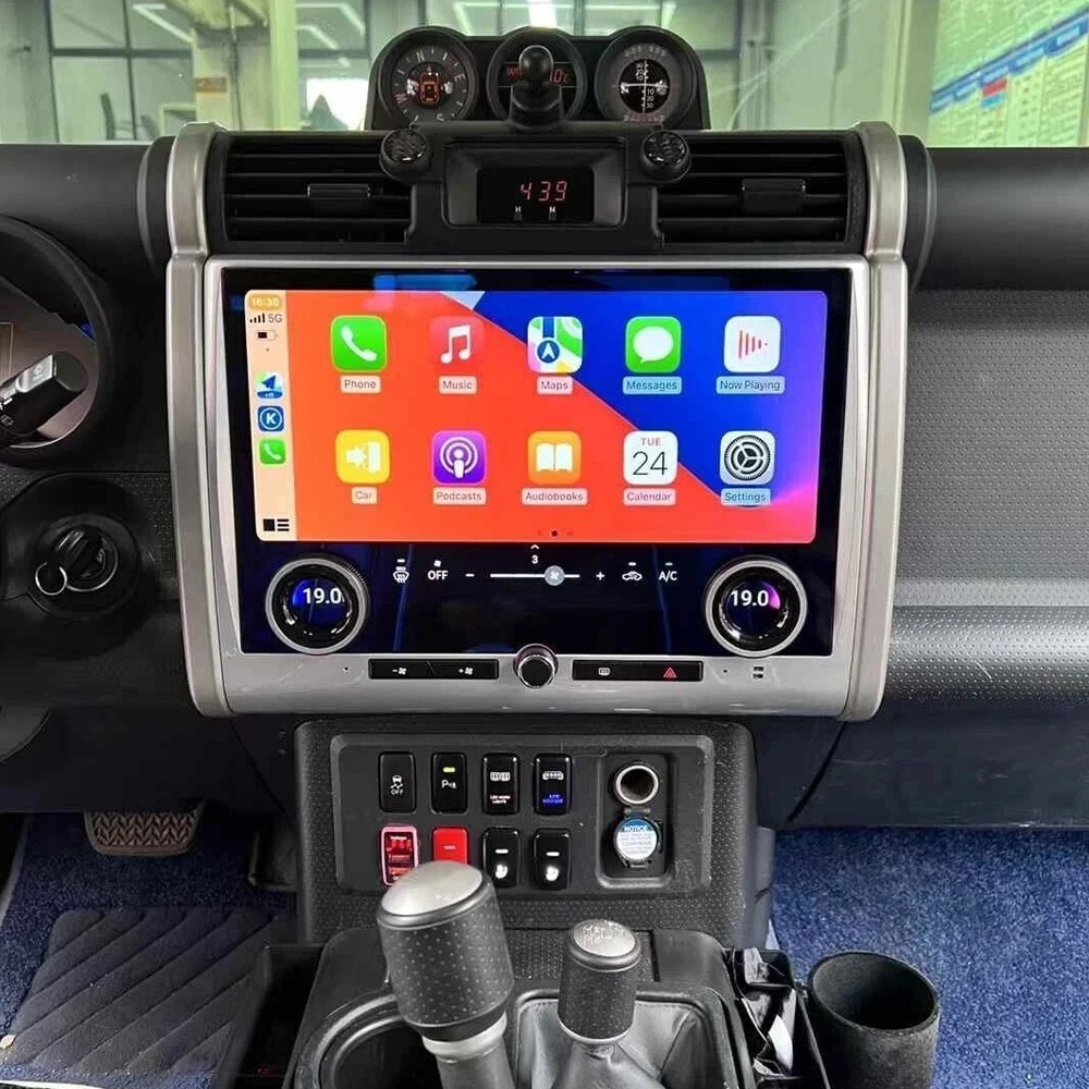 4+64G For 2007-2022 Toyota FJ Cruiser 13.3″ Carplay Stereo Radio Android 15 GPS