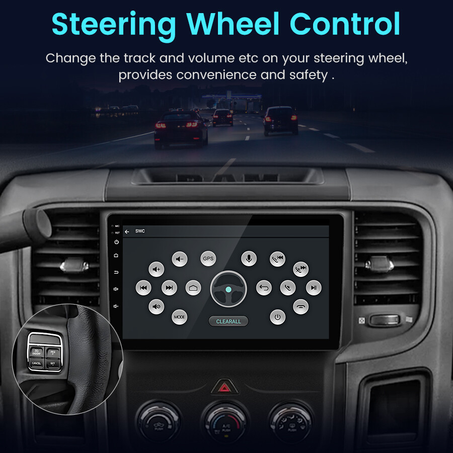 For Dodge RAM 1500 2500 3500 2013 2014 2015 2016 2017 2018 Car Stereo Radio GPS