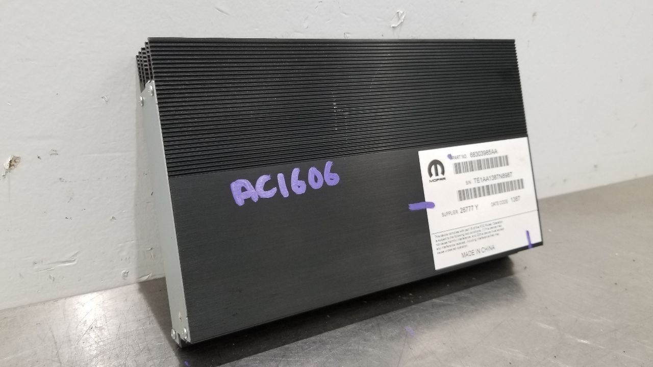 17 DODGE RAM 1500 RADIO AUDIO AMP AMPLIFIER CREW CAB 68303985AA