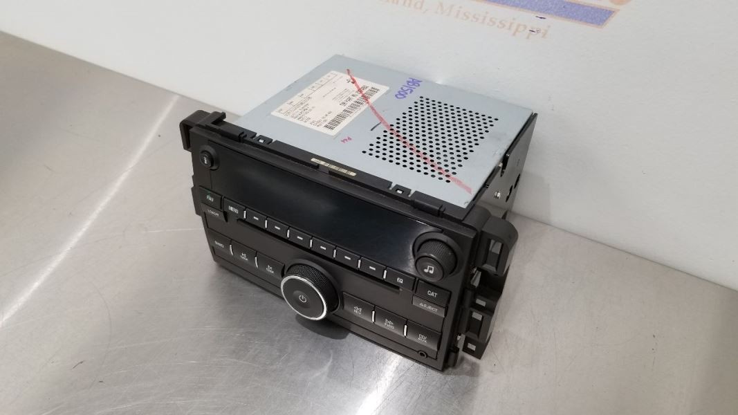 09 GMC SIERRA 1500 RADIO AUDIO RECEIVER HEAD UNIT 25974802
