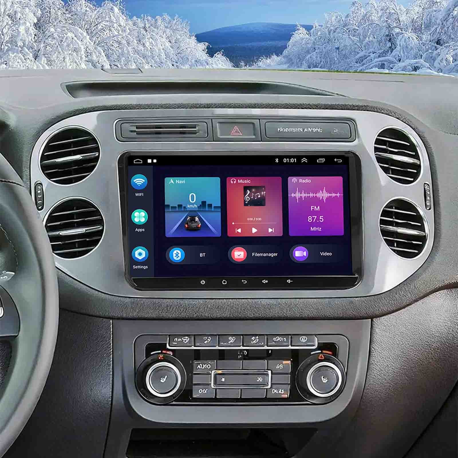 9in Car Stereo Radio For VW GTI 2006-2013 Android13 CarPlay GPS Navi FM/RDS SWC