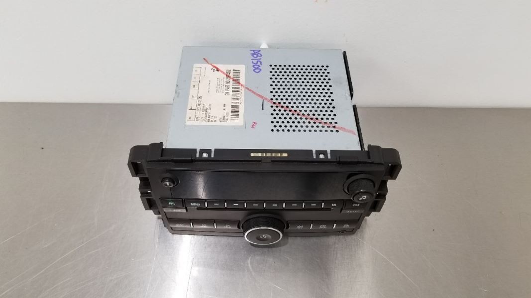 09 GMC SIERRA 1500 RADIO AUDIO RECEIVER HEAD UNIT 25974802