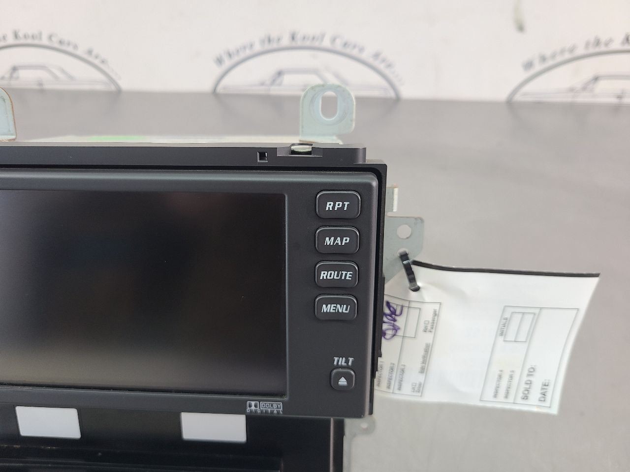 2004-09 Cadillac XLR Factory Radio Display Assembly w/ CD Player, #10353490