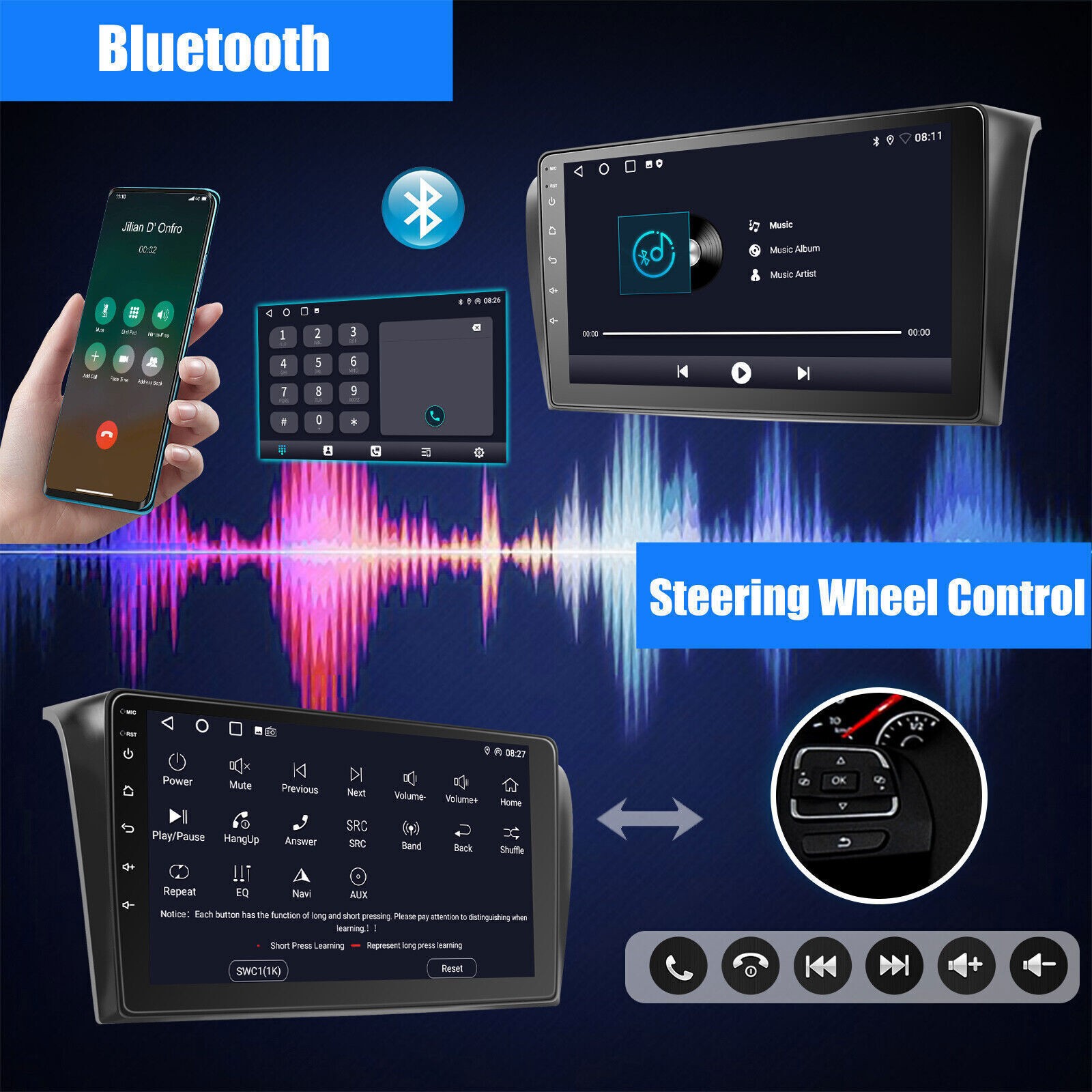 For Mazda 3 2004-2009 Carplay Android 15 Car Stereo Radio GPS Navi WIFI FM RDS