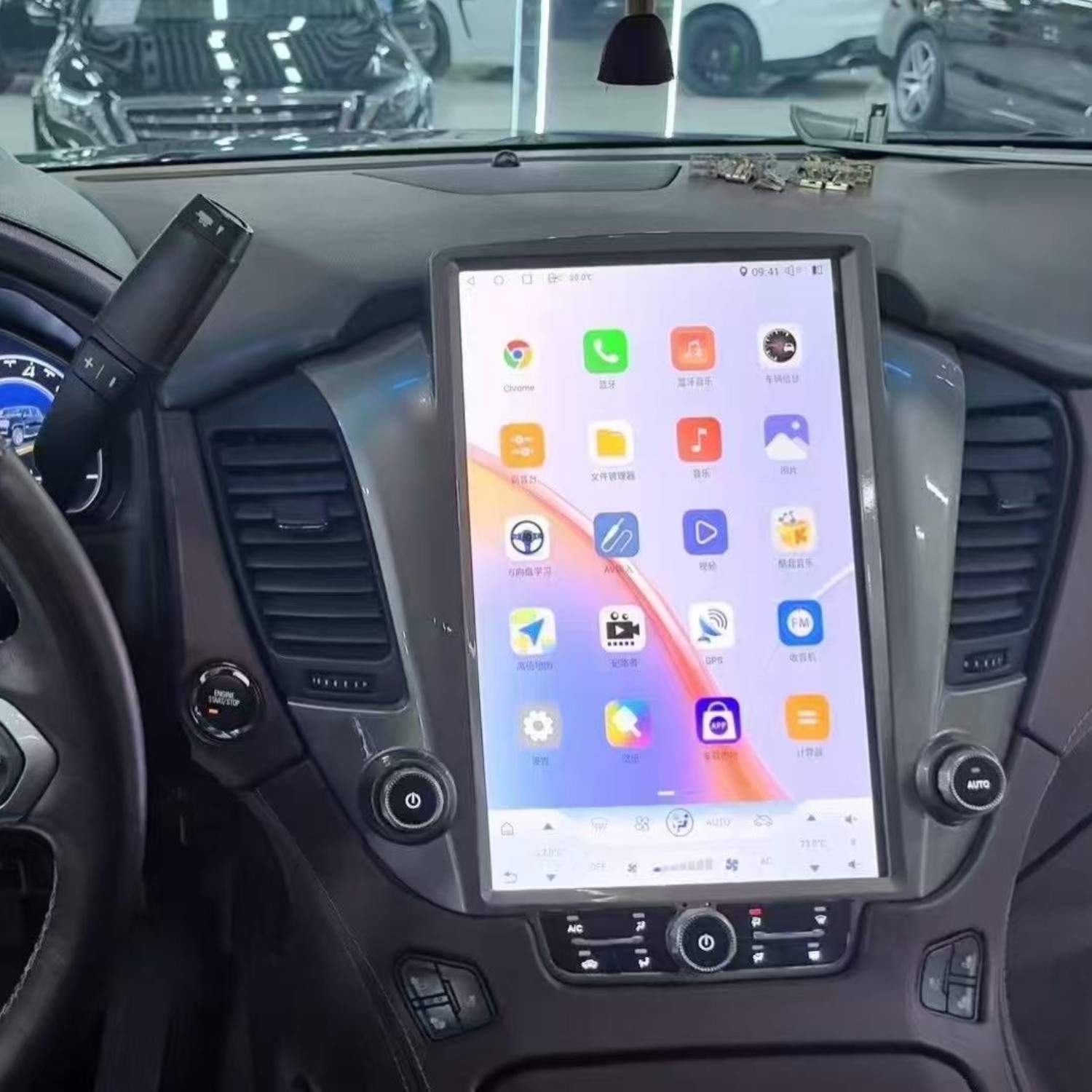 For Chevrolet Suburban Tahoe Gmc Yukon 2014-2020 Android Car Radio Tesla style