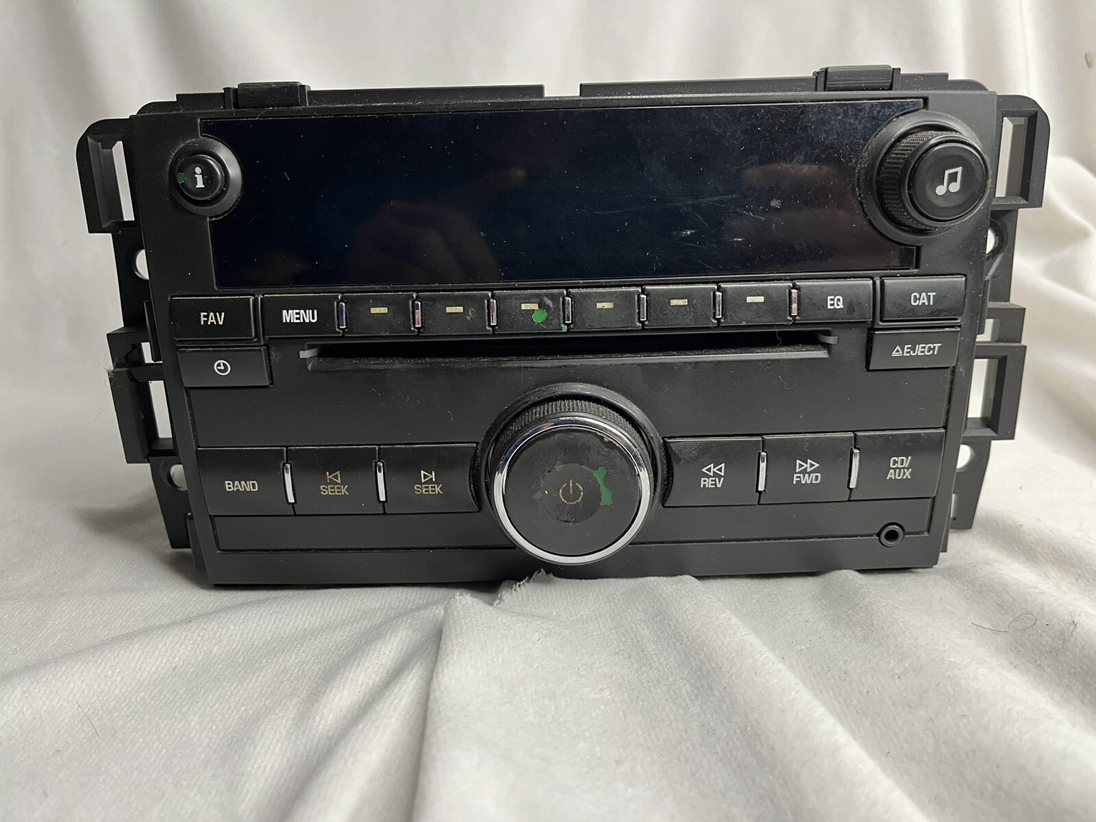 GM AC Delco Radio Part No. 25865029 2007-2008 Stereo Clock CD Player