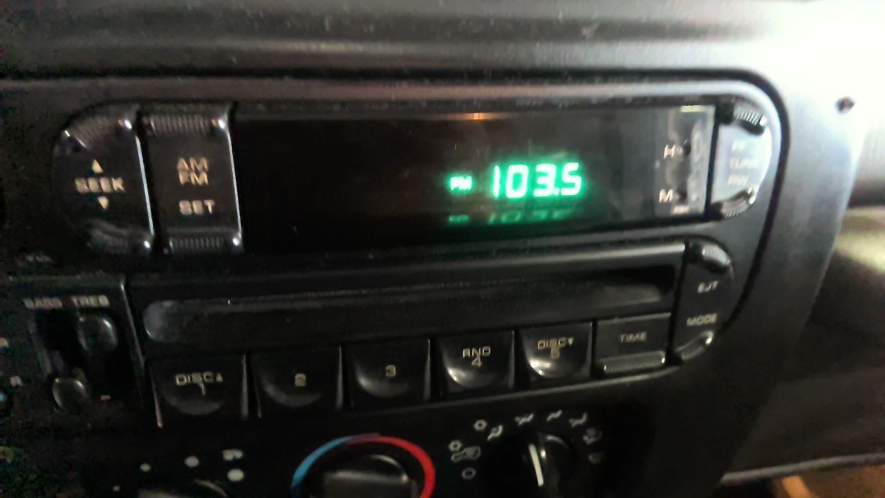 Radio Receiver Radio ID Rbk Fits 02-07 CARAVAN 498425