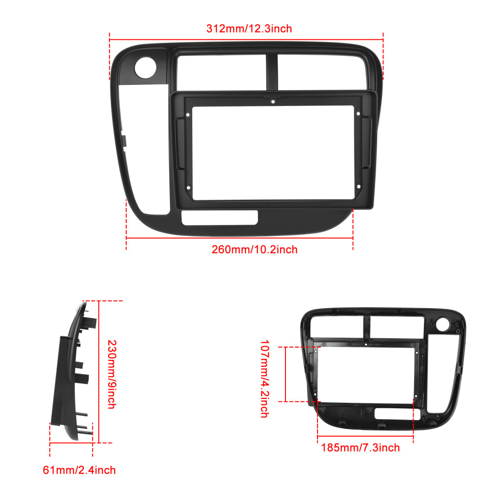 APPLE CARPLAY ANDROID 15.0 FOR 1996-2001 HONDA CIVIC GPS CAR STEREO RADIO 2+64GB