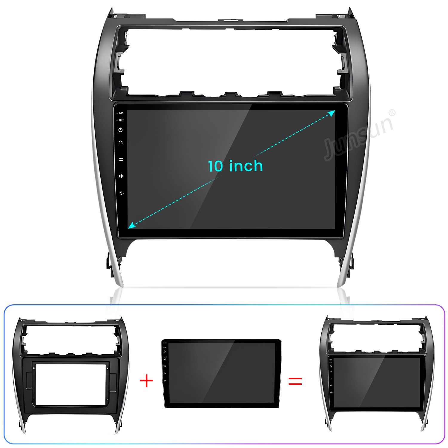 8Core 6+128G Android14 Carplay Car Stereo Radio GPS Nav For Toyota Camry 12-2014