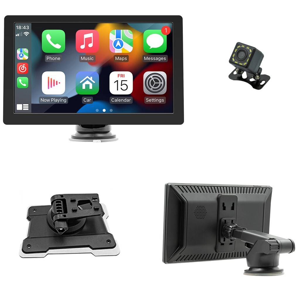 9Inch Car Stereo MP5 Player For Wireless Carplay/Android Auto BT 5.0 Mirror link