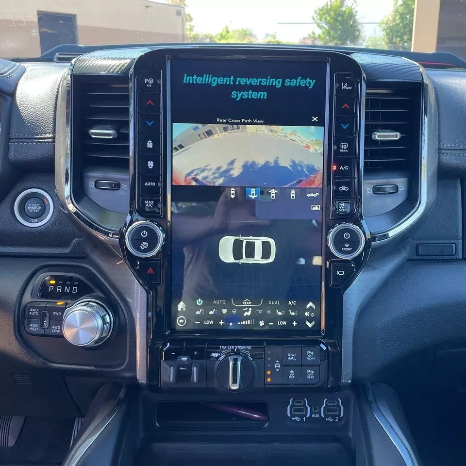 Large Display 13.6″ Android Car Stereo Radio Gps For 19-2024 Dodge Ram 1500 2500