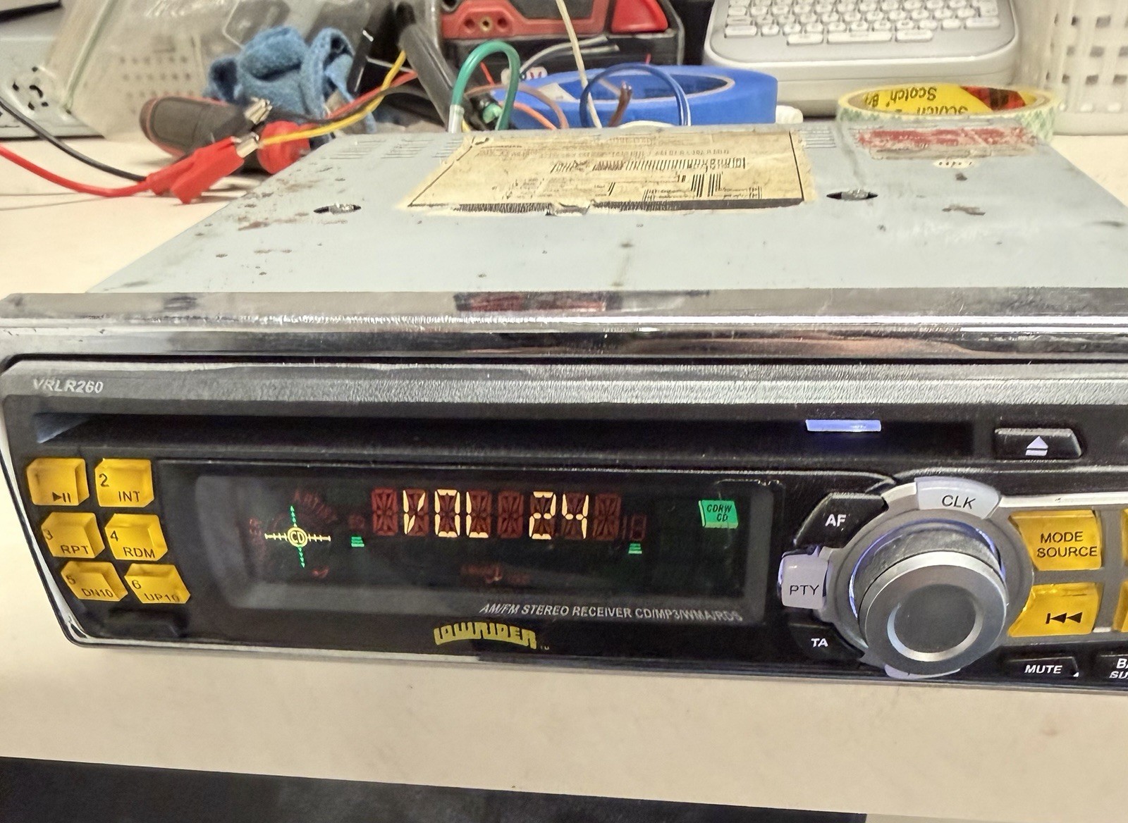 Lowrider Branded CD Car Stereo Vintage Retro Car Stereo