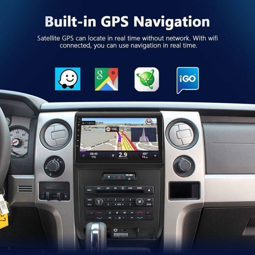 2+64G Android 15 For Ford F150 2009-2014 Carplay Car Stereo Radio Navi GPS WIFI