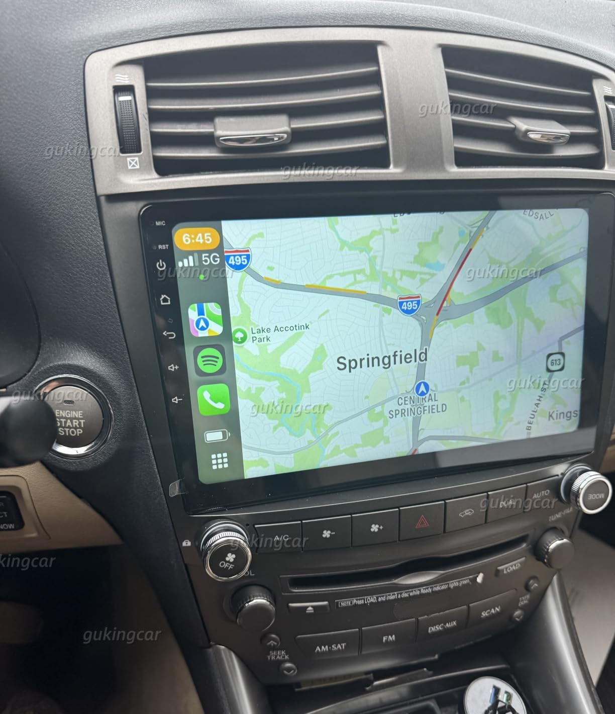 For Lexus IS250 IS350 2006-2012 Android 13 Apple CarPlay Car Stereo Radio GPS