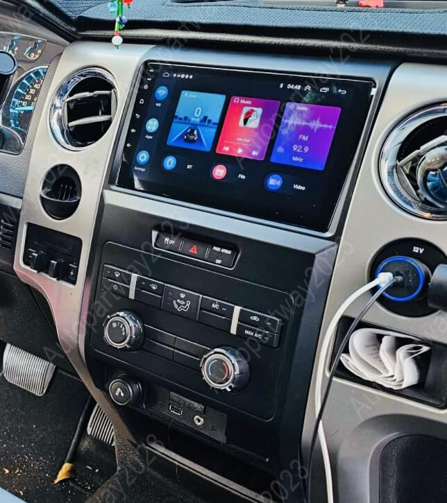 Car Stereo Radio For Ford F150 2009-2014 F-150 Apple Carplay Android 15 GPS Navi