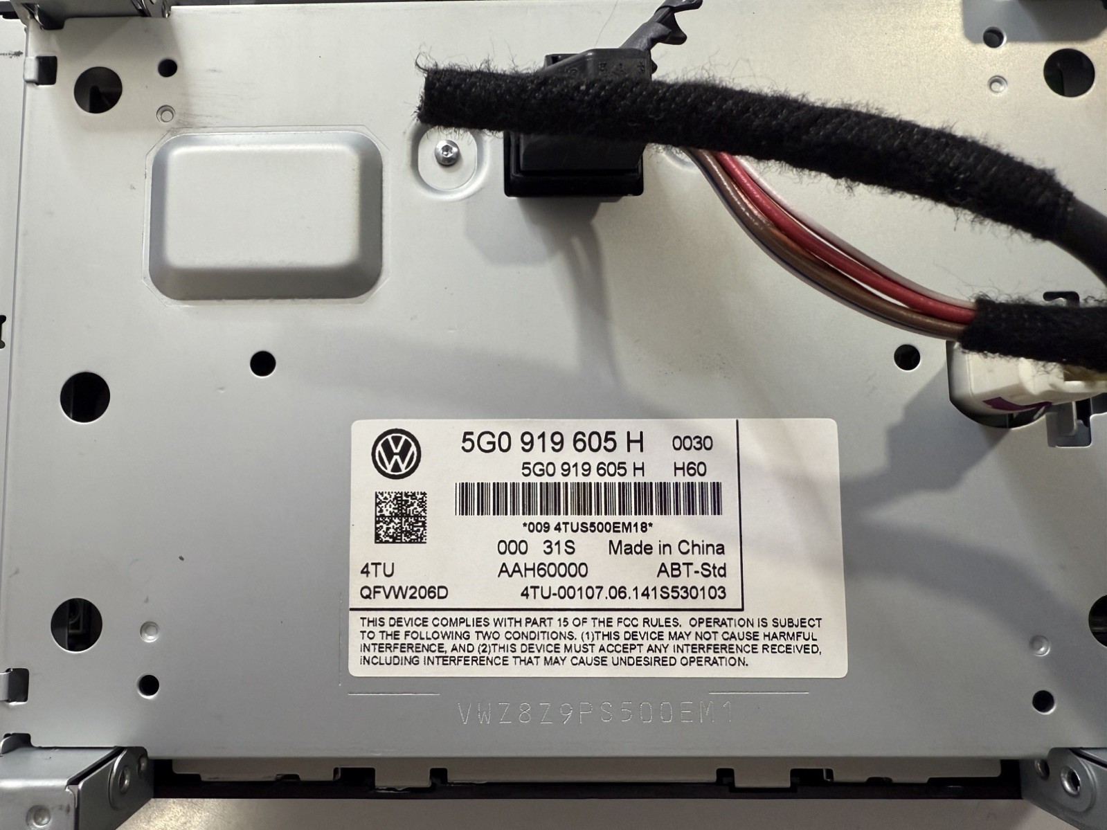 2015-18 VW Volkswagen Golf GTI Radio USED OEM 5G0 919 605 H