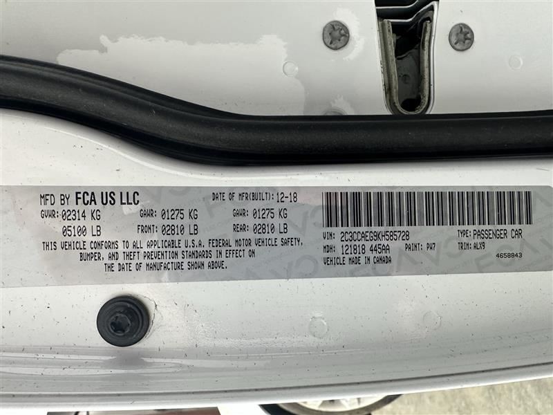 Audio Equipment Radio Amplifier 276 Watt Opt RD7 Fits 17-23 CHALLENGER 2596117