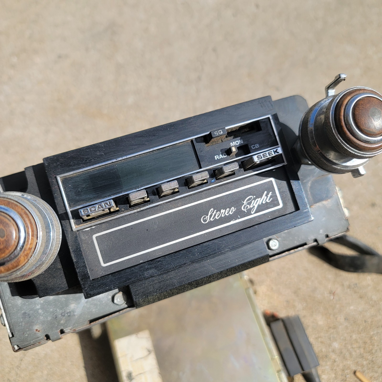 Vintage Chevy Truck GM Stereo Eight AM / FM 8 Track Cassette Player Radio Wood