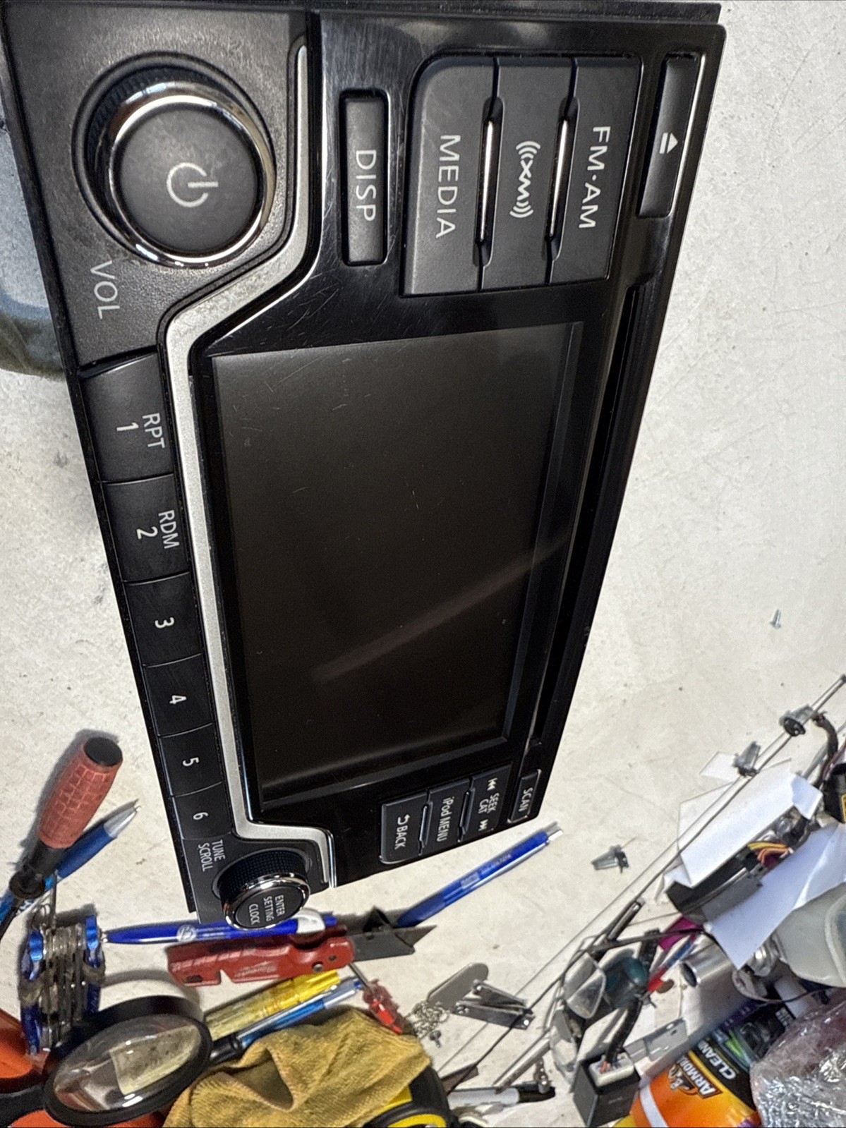 2017-2019 Nissan Sentra Radio Receiver Stereo CD 5″ Screen w/o Nav 28185-4AF6A