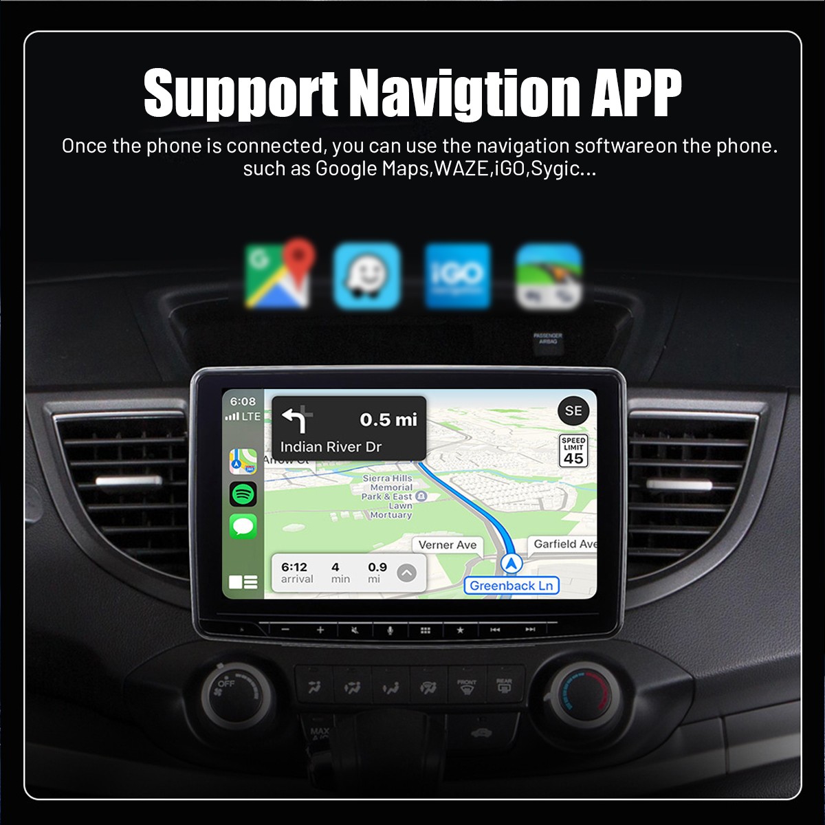 New Wireless CarPlay Android Auto Adapter USB Type-C Plug & Play Convert Wired