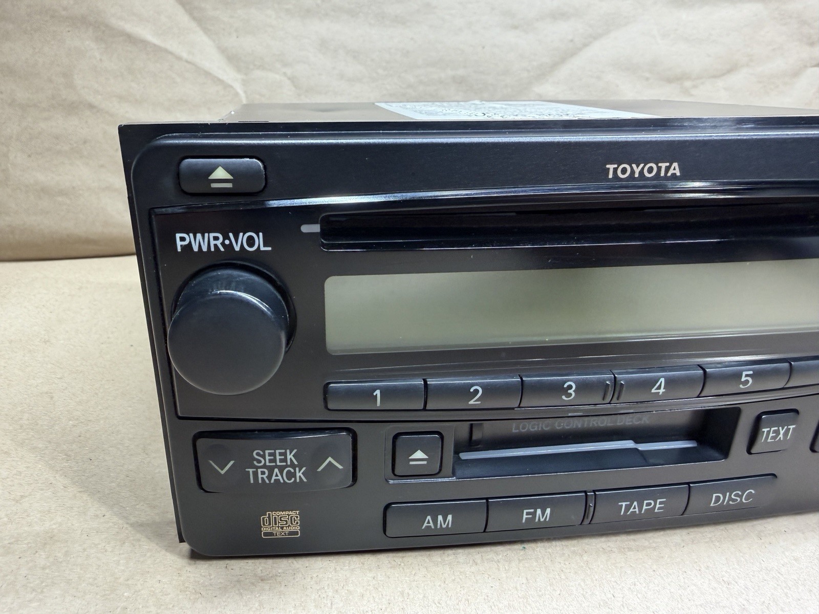 2003 Toyota RAV4 Radio 86120-2B760 | Fits 2002-2004 RAV4 and 2002-2004 Celica