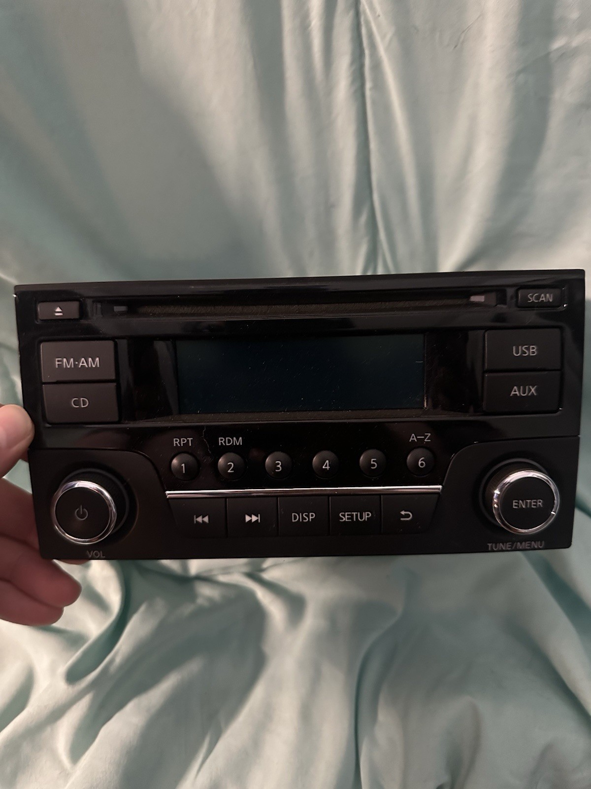 OEM Nissan Sentra Versa Radio CD USB AUX Head Unit 28185-9MC1A PN-3653