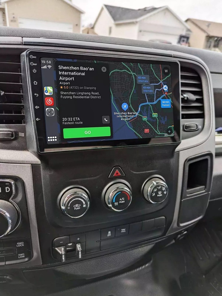Car Stereo 4+64GB For Dodge Ram 1500 2500 3500 2013-2018 Android15 Radio GPS Cam