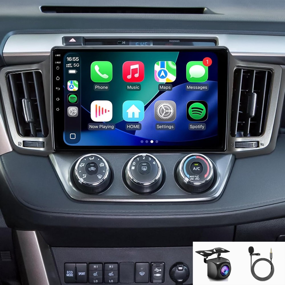 4+64G For Toyota RAV4 2013-2018 Android 15 Car Radio Stereo Carplay Navi SWC GPS