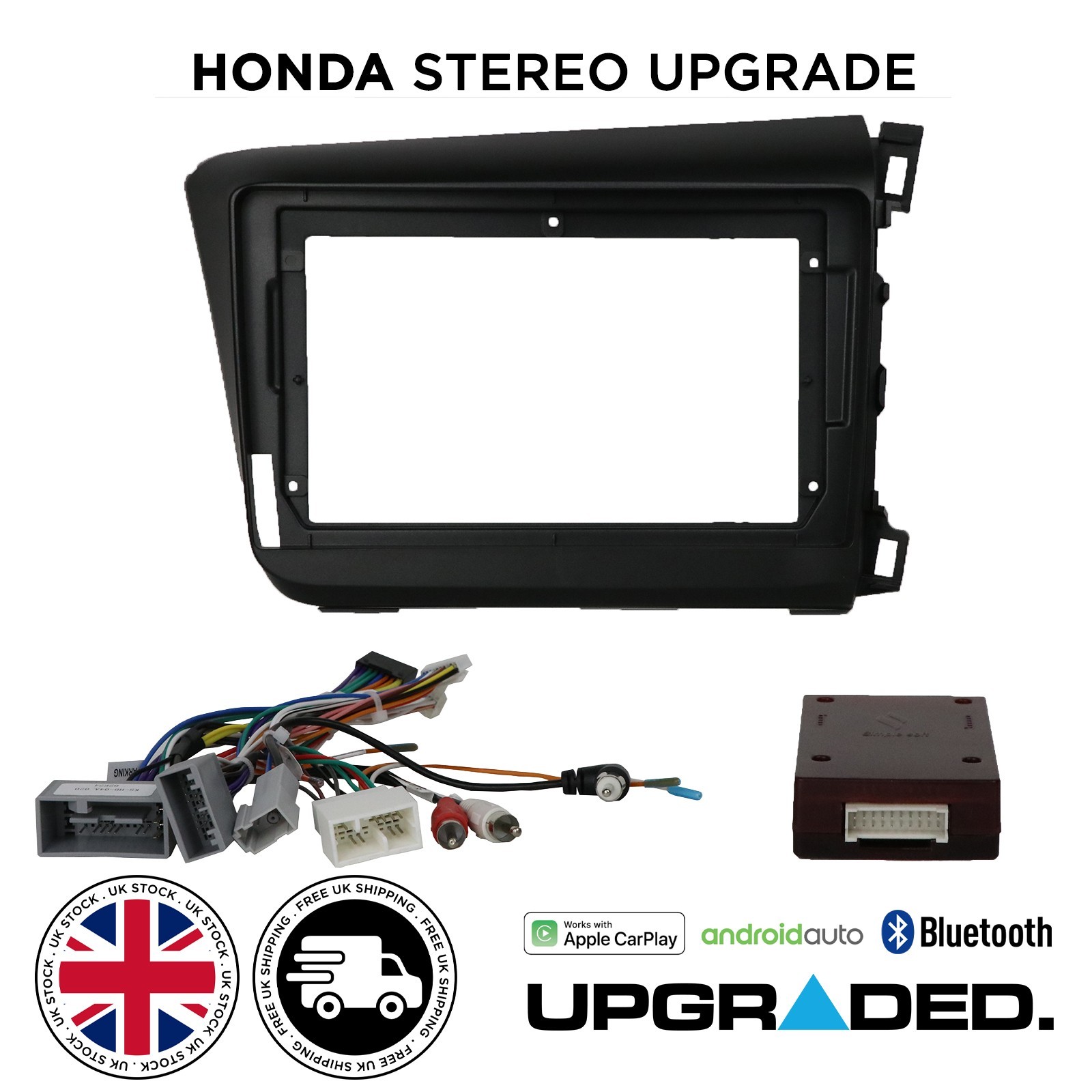 9″ Android Car Stereo for Honda Civic 2012 CarPlay Android – Upgraded FK9HD3