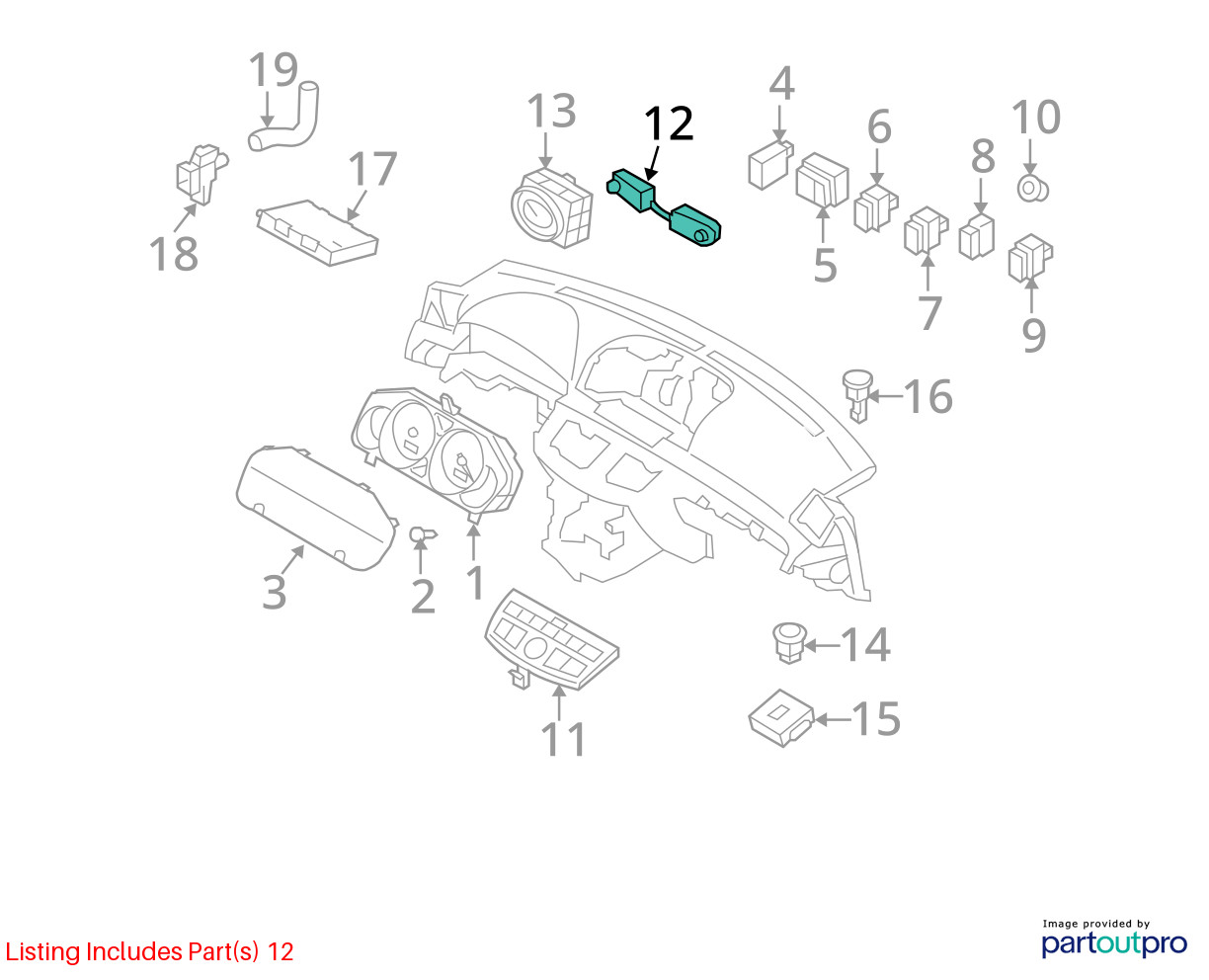 2006-2007 Infiniti M45 Radio Control Panel MSOI8