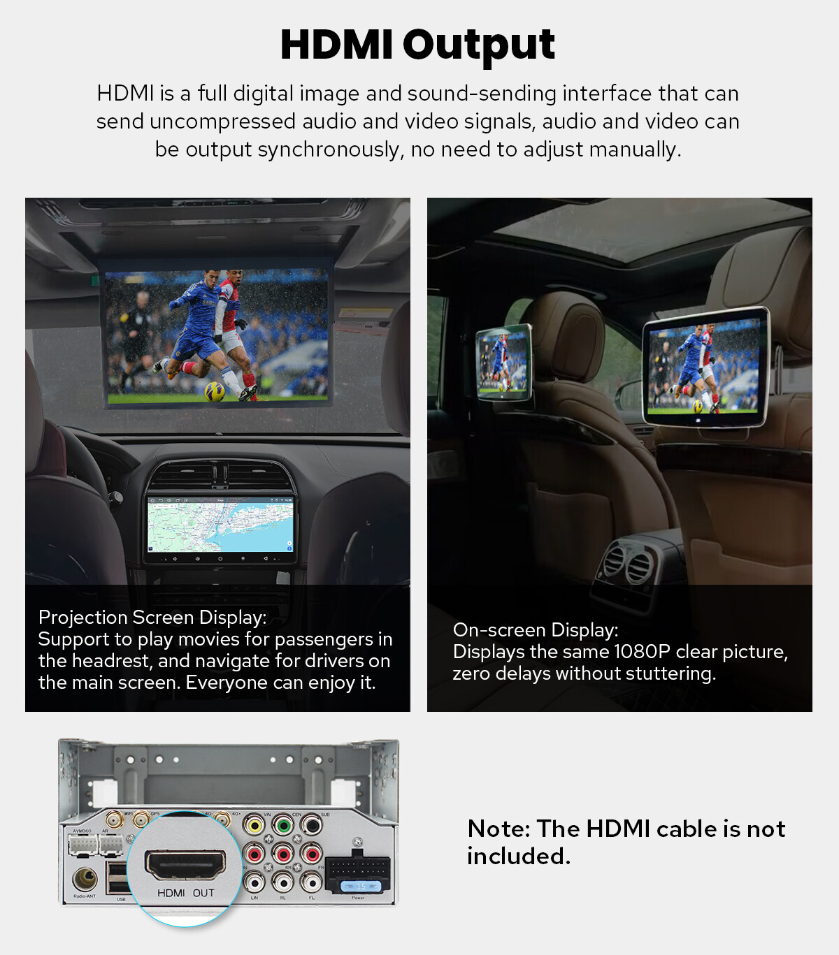 JOYING USA 8.9 in Double Din Android 13 Car Stereo 8+128GB Touchscreen Head Unit