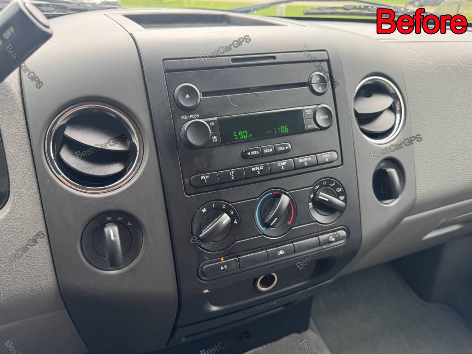 64G Android 15 Carplay 10″ For Ford F150 F-150 2004-2008 Stereo Radio GPS W/CAM