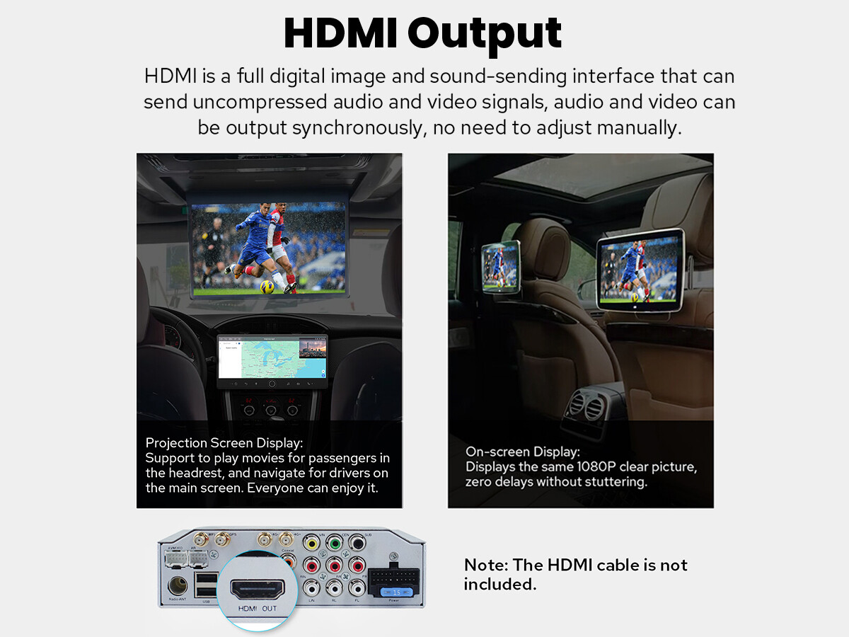 JOYING 12.3″ 1920*720P Single Din Android 12 Universal Car Radio Headunit 8 Core
