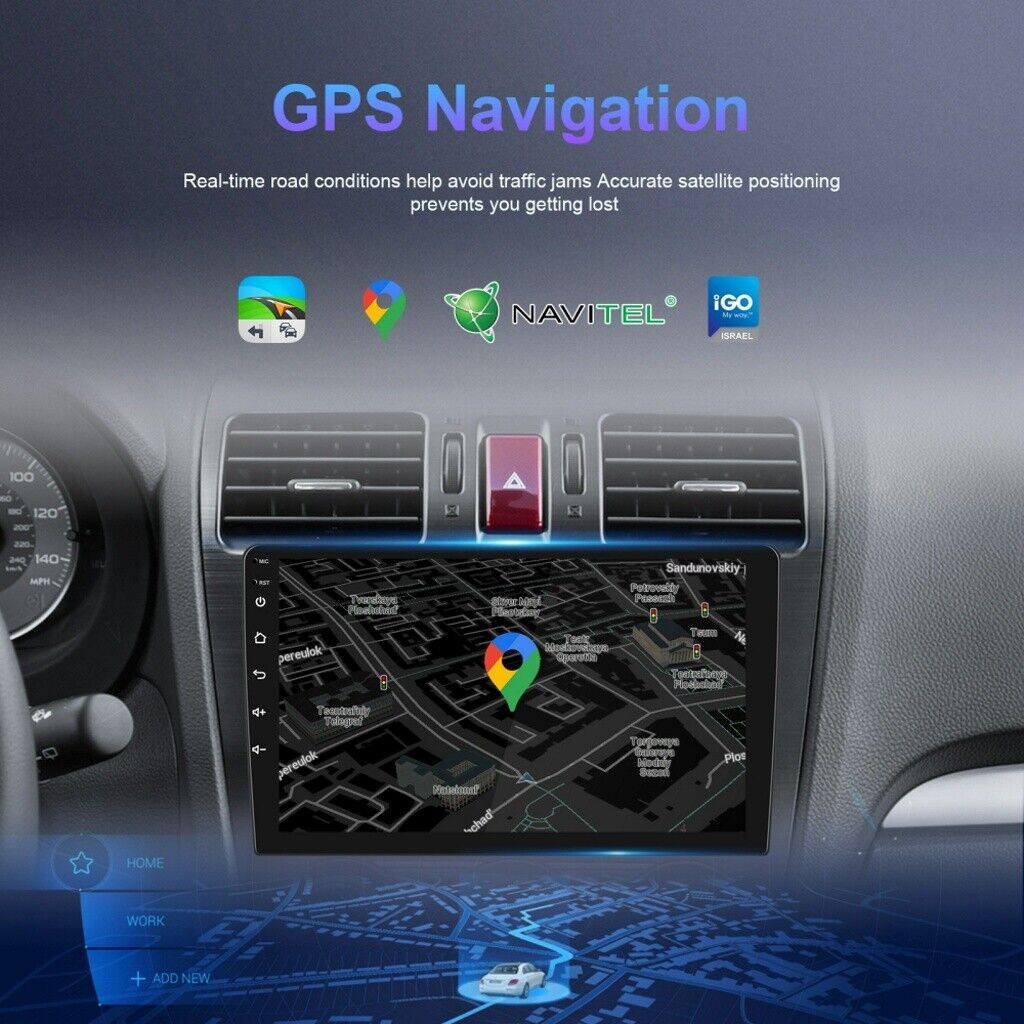 Car Radio Stereo For 2003-2006 Jeep Wrangler TJ Carplay Android 13 GPS Nav