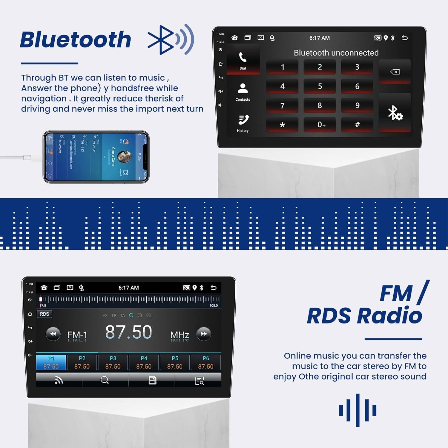 Car Stereo Radio For Town & Country 1990-2000 Android 13 Carplay GPS